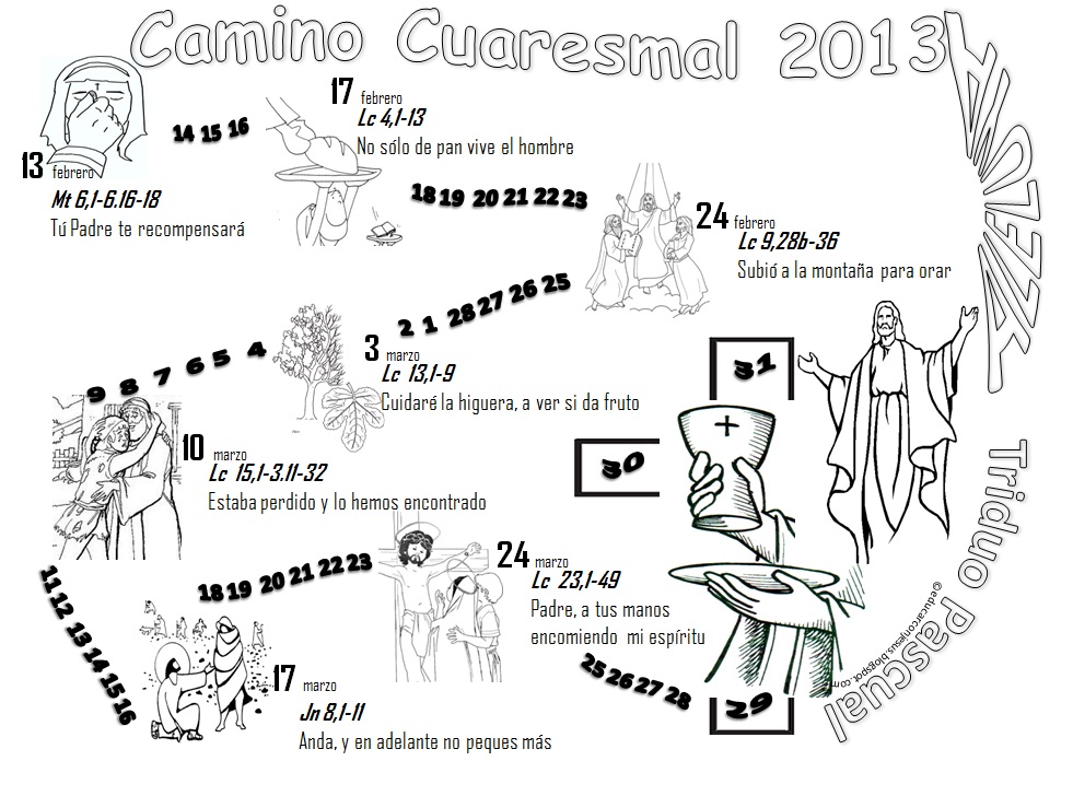 calendario de cuaresma