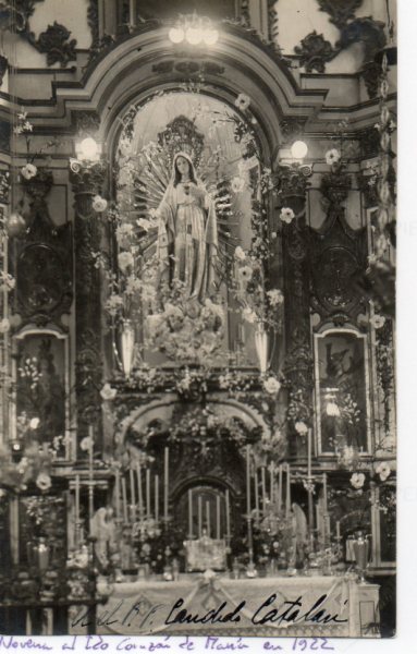Altar al Corazon de Maria 1922
